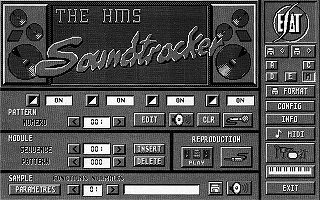 The HMS Soundtrackerの画面