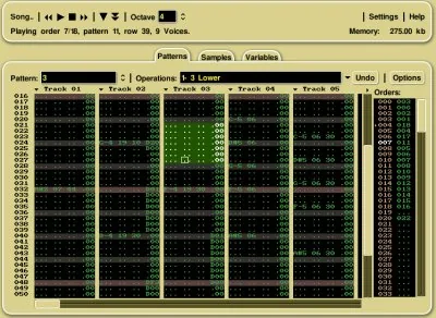 ChibiTrackerの画面