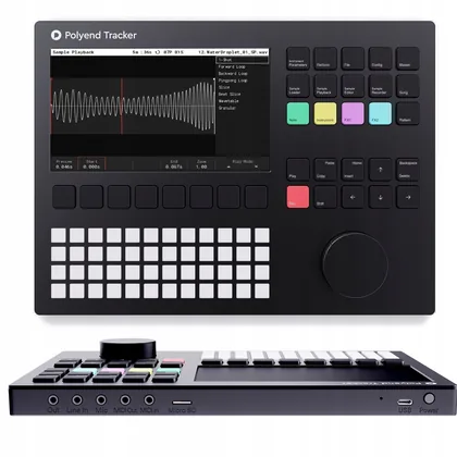 Polyend Trackerの画面