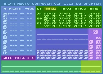 Theta Music Composerの画面