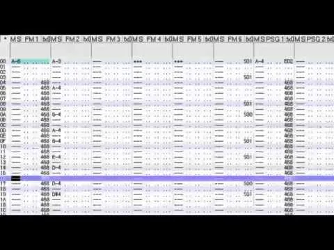VGM Music Makerの画面
