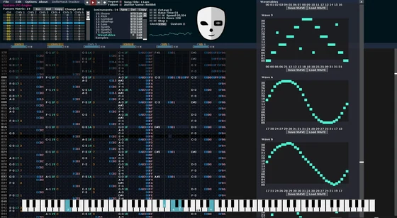 DefleMask Legacyの画面