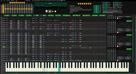 DefleMask(v1)の画面