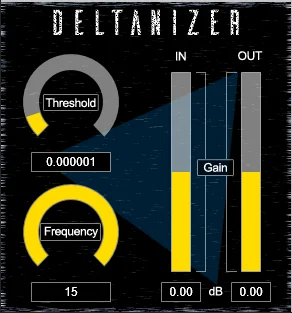 Deltanizerの画面