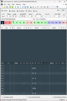 Vortex Trackerの画面